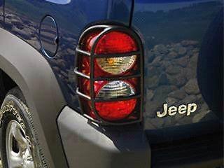 New oem mopar 02-07 jeep liberty rear tail light guards black 82206906