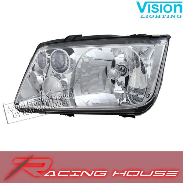 L/h headlight driver side lamp kit unit 1999-2002 volkswagen jetta mk4