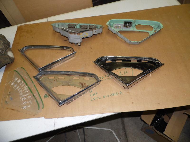 1955 1956 1957 chevrolet pickup truck gauges clusters lot chrome parts rat rod