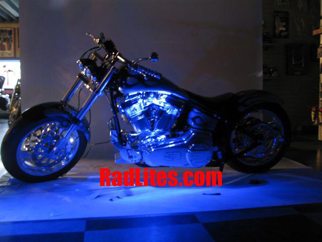 Yellow led flex strips motorcycle lighting kit brightest!