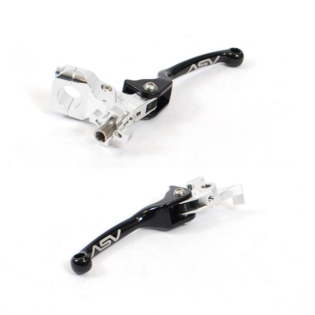 Yamaha raptor 125 2010-2013 reptor 250 12-2013 asv f3 brake clutch levers black