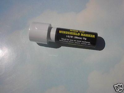 *car dealer 1 wide tip paint window marker like posca white