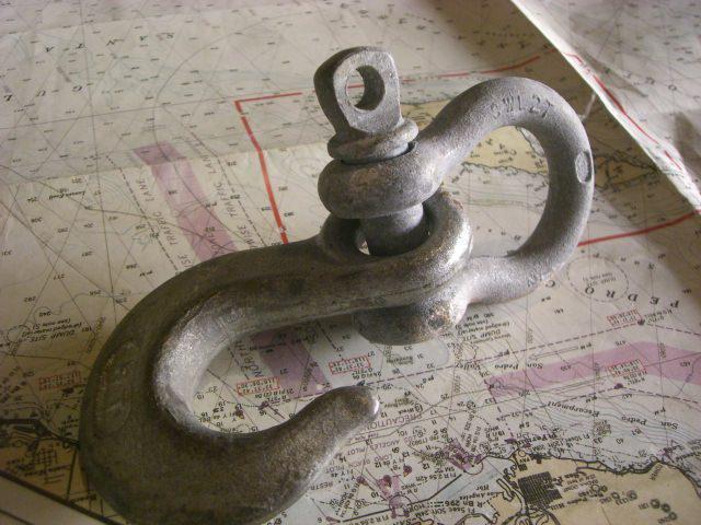 Chain hook anchor or other 5/8" pin galvanized shackle