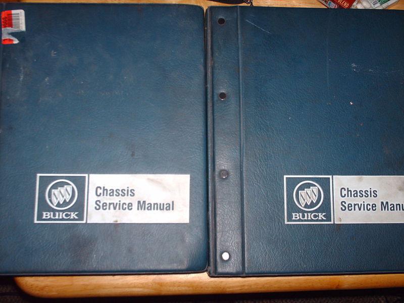 1983 buick shop manual set / shop book set/ original gm