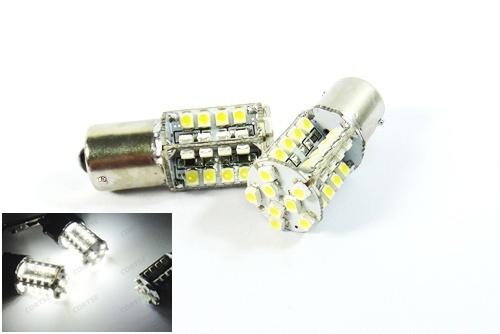 2 ba15s 1156 40 smd led parking turn signal blinker light backup 7506 3496 white