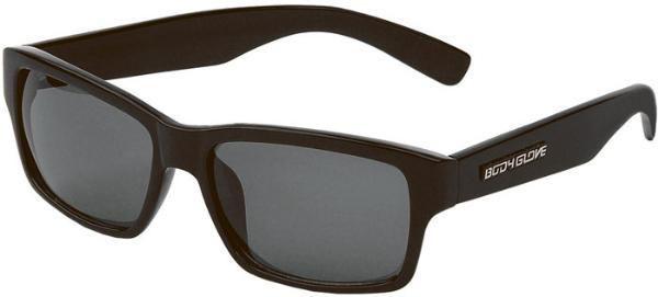 Quantum body glove bondi beach shiny black frame/smoke polarized lens qbg1121