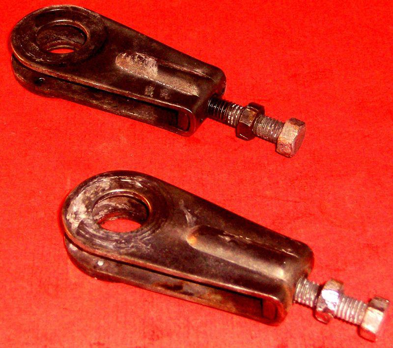 1982 kawasaki kz440 ltd rear wheel adjusters kz 440  we ship daily!