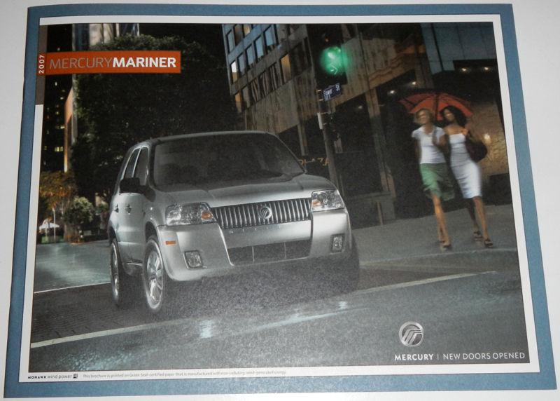 2007 mercury mariner + mariner hybrid brochure