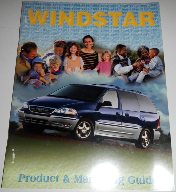 1999 ford windstar product & marketing guide literature brochure catalog 