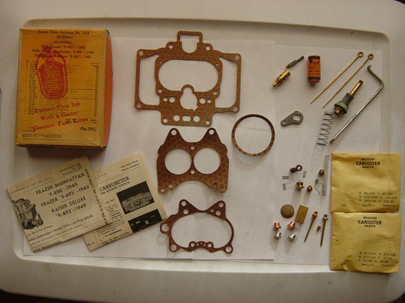 Carburetor repair kit for 1949 frazer with a carter wcd carb# 723s