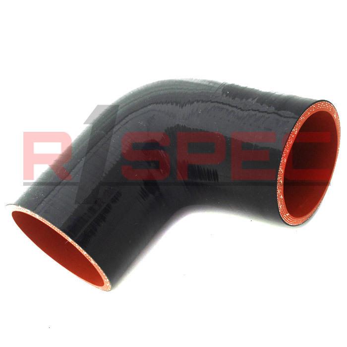 2-2.25 inch 90 degree turbo 4-ply silicone reducer hose