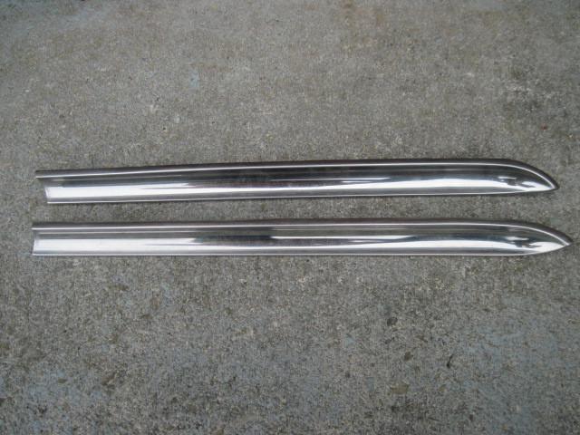 60 chevy bel air impala biscayne door molding trim chrome right and left sides