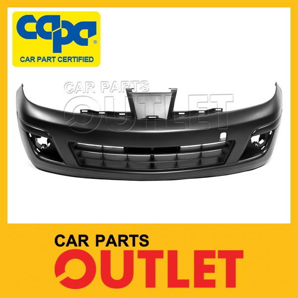 07 08 09 10 11 versa front bumper cover primed sl w/o sport capa w/fog&tow hole