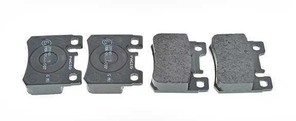 Altrom imports atm d834p - brake pads - rear, metallic