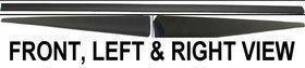 Black new door molding right hand front 325 323 328 330 rh passenger side auto