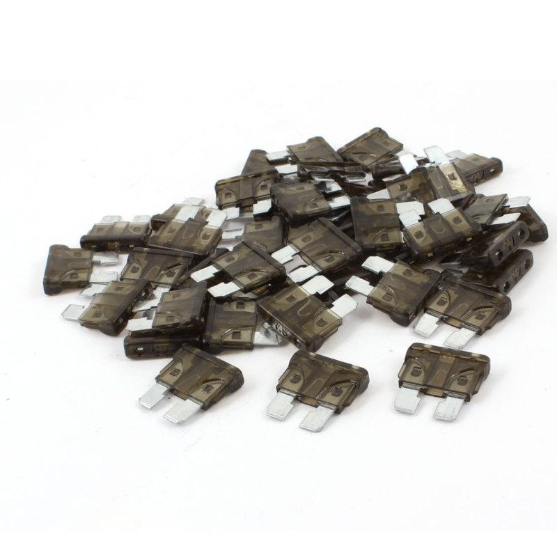 60 pcs 7.5a blade fuses coffee color for vehicle car auto