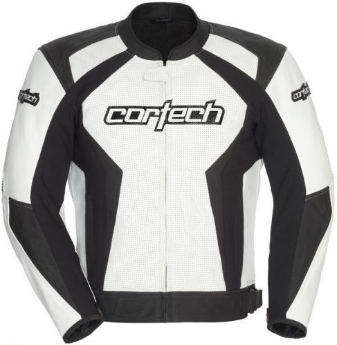 Cortech latigo 2.0 leather jacket white/black