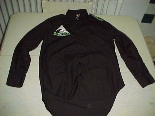 Official arctic cat black authorized dealer shirt size m medium atv snowmobile