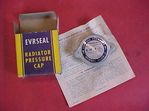 Vintage evrseal r-14 nos radiator cap 49 50 51 52 chrysler plymouth desoto dodge