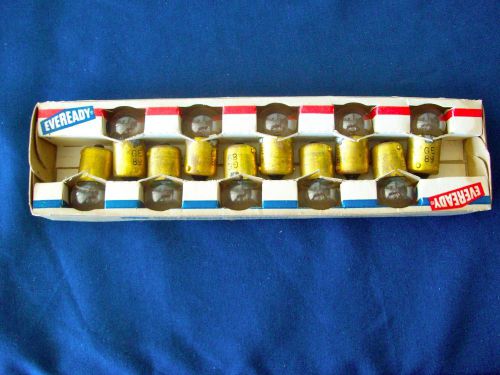 Vintage 10 pc pkg eveready union carbide ge 12 volt #89 auto marker bulbs nos