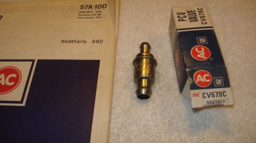 Nos ac pcv valve 1964-1970 pontiac gto