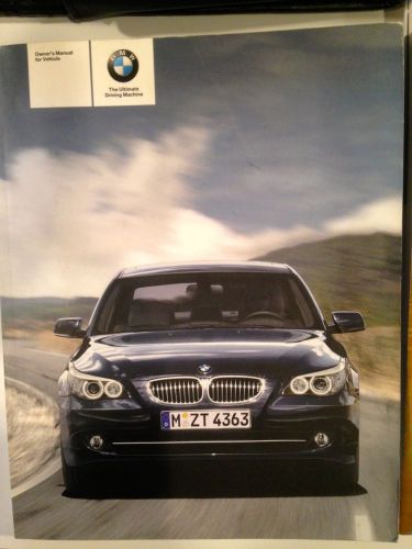 Bmw 528i 535i 550i 528xi 535xi owner&#039;s manual books with case