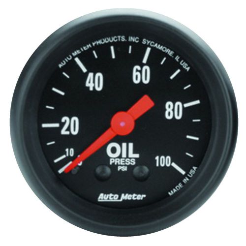 Auto meter 2604 z-series; mechanical oil pressure gauge