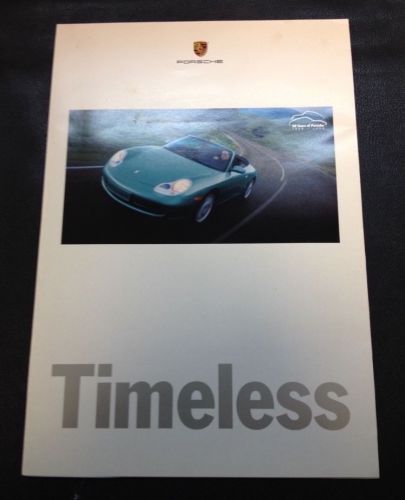 1998 porsche 911 carrera coupe carrera cabriolet boxster brochure and poster