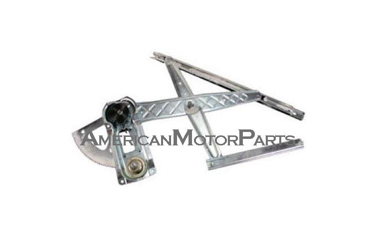 Manual front window regulator with warranty - pair