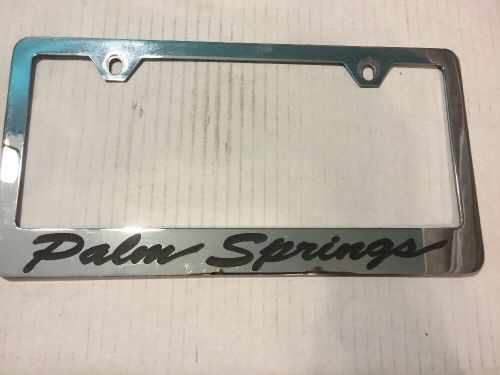 Palm springs license plate frame