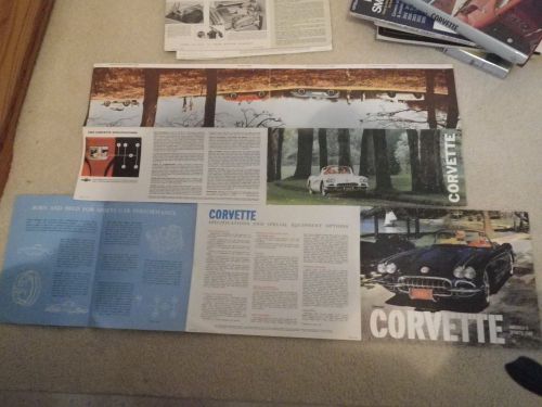 2  chevrolet corvette brochures, 59 and 60 : photos, specs &amp; more!