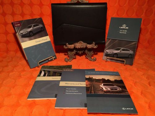 2007 lexus es 350 es350 owners owner&#039;s manual user set 07 | ◻◻w/leather case◻◻