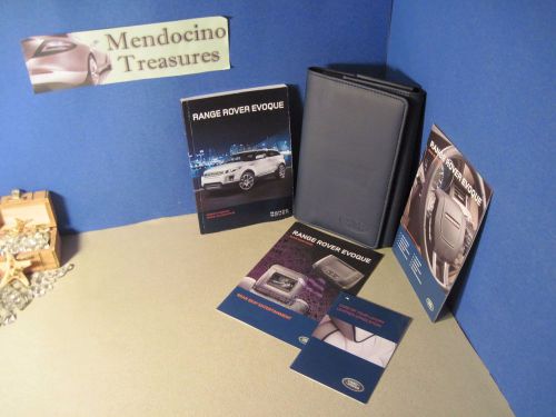 2013 land rover evoque owners manual navigation section &amp; case &#034;free u.s. ship&#034;