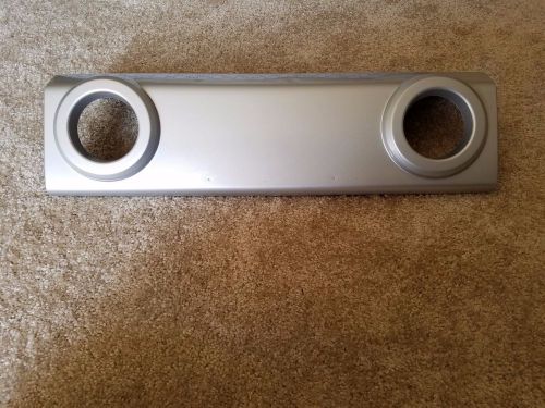 Oem jeep wrangler jk front bumper applique silver 07-16