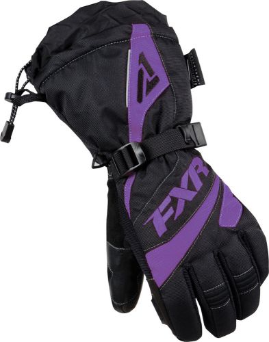 Fxr fusion womans gloves black/purple