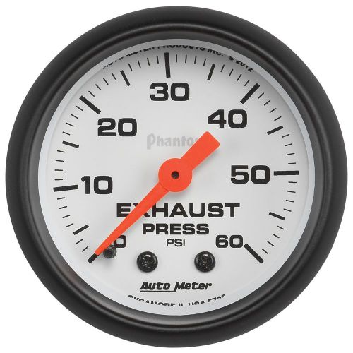 Auto meter 5725 phantom mechanical exhaust pressure gauge