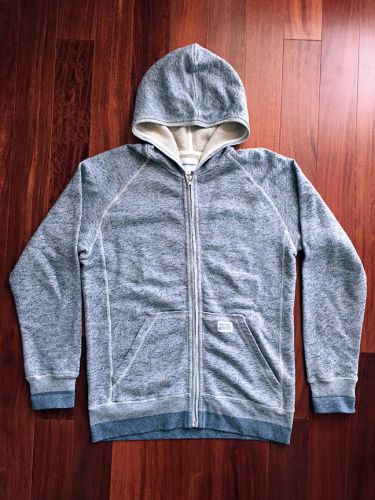 Norse projects hoody medium ketel zip hood indigo heather