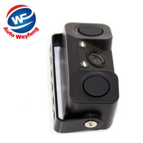 Car parking sensor video camera with 2 sensors bi bi car alarm indicator system