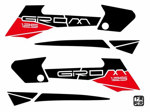 Worldwalk original honda grom msx125 graphic sticker decal made in jp 13 types