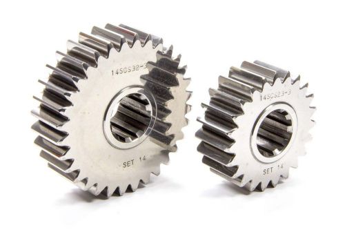 Scs gears set 14 10 spline sportsman quick change gear set p/n 1014