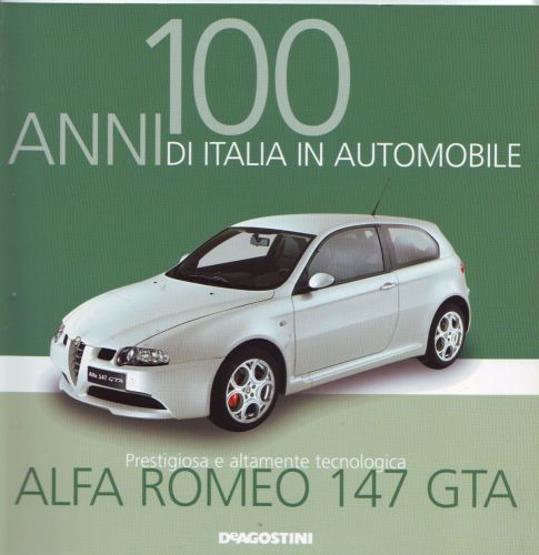 Booklet alfa romeo 147 gta rare 30 pages