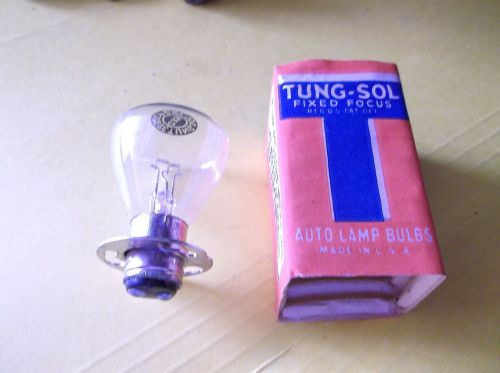 Nos vintage tung-sol  mazda  fixed focused headlight bulb #2331