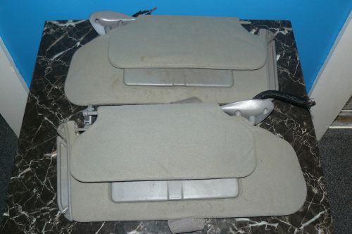 95-04 s10 sonoma blazer sun visor set pair left right gray double deluxe