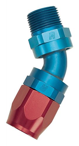 Russell 612000 full flow swivel hose end 45 deg. swivel pipe thread hose end