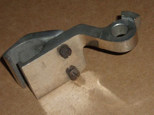 Light mounting bracket spot fog driving, solid brass nickel original vintage