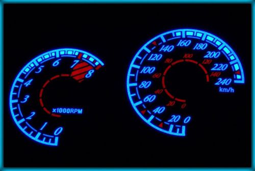 G009 toyota celica mk7 t23 00-07 eu 240kmh el plasma glow cluster gauges dials