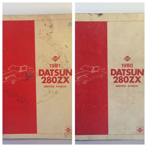 1980 &amp; 1981 datsun 280zx factory service owners manual