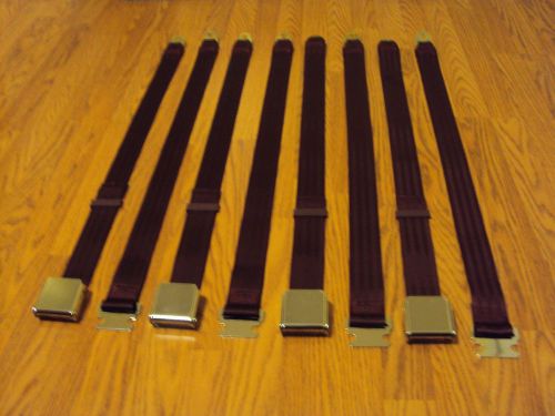 (4) buick chevrolet gm pontiac oldsmobile car truck rat hot rod seat belt maroon