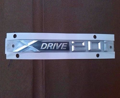 Xdrive 20i x drive 2.0i letter 3d emblem badge sticker for bmw x1 x3 x4