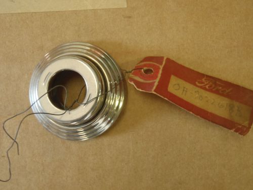 Nos vintage ford 1949 1950 1951 shoebox door window handle escutcheon bezel